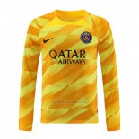 Camiseta Paris Saint-Germain Portero Manga Larga 2023-2024 Amarillo