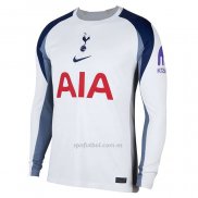 Camiseta Tottenham Hotspur Primera Manga Larga 2025-2026