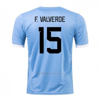 Camiseta Uruguay Jugador F.Valverde Segunda 2022