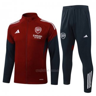 Chandal de Chaqueta del Arsenal Nino 2025-2026 Rojo Negro