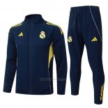 Chandal de Chaqueta del Real Madrid 2025-2026 Azul Amarillo