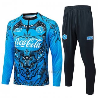 Chandal de Sudadera del Napoli 2025-2026 Azul