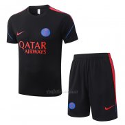 Chandal del Paris Saint-Germain Manga Corta 2026-2027 Negro - Pantalon Corto