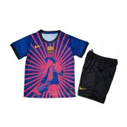 Camiseta Barcelona Special Nino 2025-2026 Azul