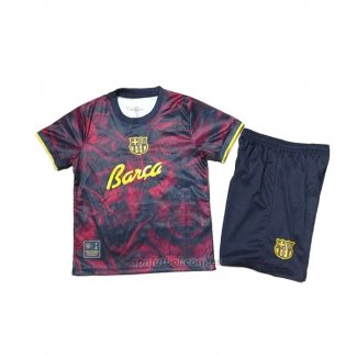 Camiseta Barcelona Special Nino 2026-2027 Negro Rojo