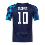 Camiseta Croacia Jugador Modric Segunda 2022