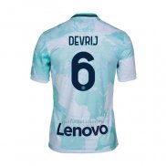 Camiseta Inter Milan Jugador De Vrij Segunda 2022-2023