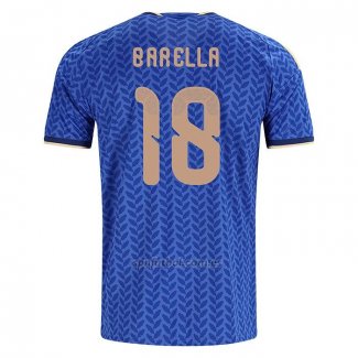 Camiseta Italia Jugador Nicolo Barella Primera 2026