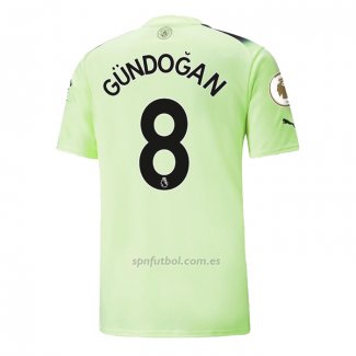 Camiseta Manchester City Jugador Gundogan Tercera 2022-2023