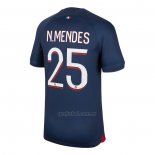 Camiseta Paris Saint-Germain Jugador N.Mendes Primera 2023-2024