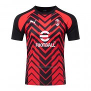 Camiseta Pre Partido del AC Milan 2023 Rojo