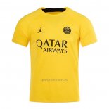 Camiseta Pre Partido del Paris Saint-Germain 2023 Amarillo