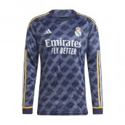 Camiseta Real Madrid Segunda Manga Larga 2023-2024