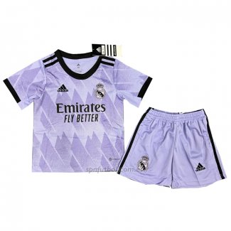 Camiseta Real Madrid Segunda Nino 2022-2023