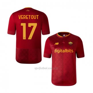 Camiseta Roma Jugador Veretout Primera 2022-2023