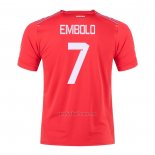 Camiseta Suiza Jugador Embolo Primera 2022