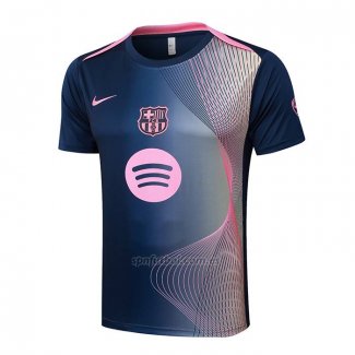 Camiseta de Entrenamiento Barcelona 2025-2026 Azul Rosa