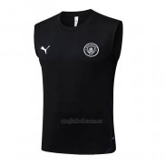Camiseta de Entrenamiento Manchester City Sin Mangas 2025-2026 Negro