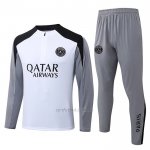 Chandal de Sudadera del Paris Saint-Germain Nino 2026-2027 Blanco