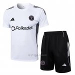 Chandal del Inter Miami Manga Corta 2025-2026 Blanco - Pantalon Corto