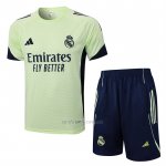 Chandal del Real Madrid Manga Corta 2025-2026 Verde - Pantalon Corto