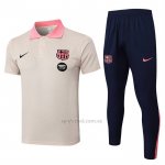 Conjunto Polo del Barcelona 2025-2026 Amarillo