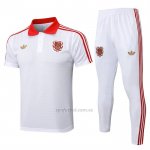 Conjunto Polo del Bayern Munich 125 Aniversario 2025-2026 Blanco