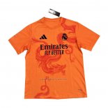 Tailandia Camiseta Real Madrid Dragon 2024-2025 Naranja