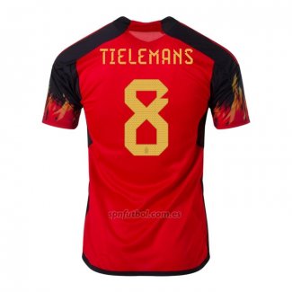 Camiseta Belgica Jugador Tielemans Primera 2022