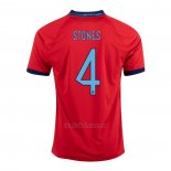 Camiseta Inglaterra Jugador Stones Segunda 2022