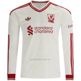 Camiseta Liverpool Segunda Manga Larga 2026-2027