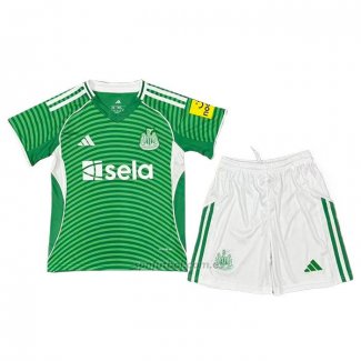 Camiseta Newcastle United Segunda Nino 2025-2026