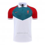 Camiseta Polo del Liverpool 2022-2023 Verde Blanco Rojo