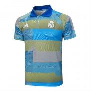 Camiseta Polo del Real Madrid 2025-2026 Azul Verde