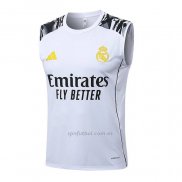 Camiseta de Entrenamiento Real Madrid Sin Mangas 2025-2026 Blanco