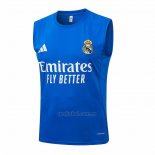 Camiseta de Entrenamiento Real Madrid Sin Mangas 2025-2026 Azul Blanco