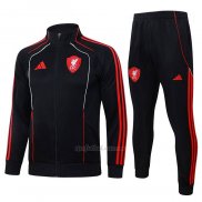 Chandal de Chaqueta del Liverpool 2025-2026 Negro
