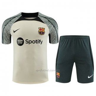 Chandal del Barcelona Manga Corta 2023-2024 Verde - Pantalon Corto