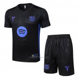 Chandal del Barcelona Manga Corta 2025-2026 Negro - Pantalon Corto