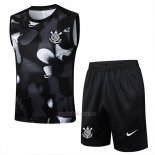 Chandal del Corinthians Sin Mangas 2025-2026 Negro
