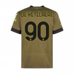 Camiseta AC Milan Jugador De Ketelaere Tercera 2022-2023