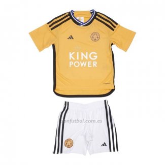 Camiseta Leicester City Tercera Nino 2023-2024