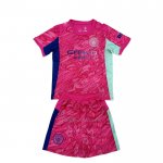 Camiseta Manchester City Portero Nino 2025-2026 Rosa