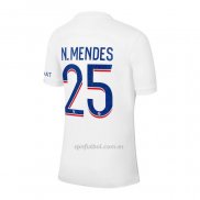 Camiseta Paris Saint-Germain Jugador N.Mendes Tercera 2022-2023