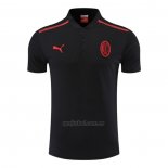 Camiseta Polo del AC Milan 2022-2023 Negro