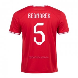 Camiseta Polonia Jugador Bednarek Segunda 2022