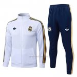 Chandal de Chaqueta del Real Madrid Nino 2026-2027 Blanco
