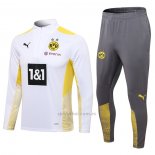 Chandal de Sudadera del Borussia Dortmund 2021-2022 Blanco