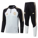 Chandal de Sudadera del Flamengo Nino 2026-2027 Blanco