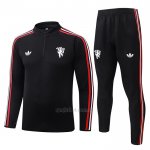 Chandal de Sudadera del Manchester United Nino 2026-2027 Negro